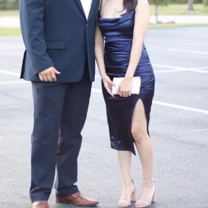 Cocktail slit dress
